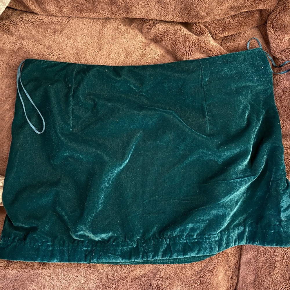 Free People Teal Velvet Garment